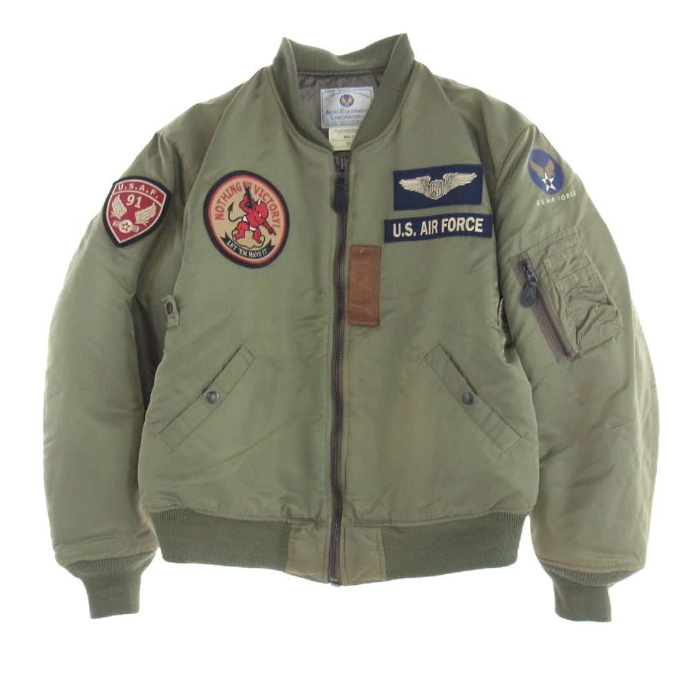 TEDMAN テッドマン MA-1 フライト ジャケット ブルゾン カーキ系 42【中古】 TEDMAN テッドマン MA-1 フライト ジャケット ブルゾン カーキ系 42