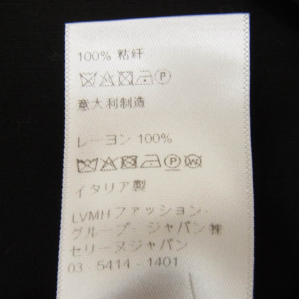 CELINE セリーヌ 2C516852C 21SS Loose Bowling Shirt レーヨン 半袖 シャツ ブラック系 38【中古】