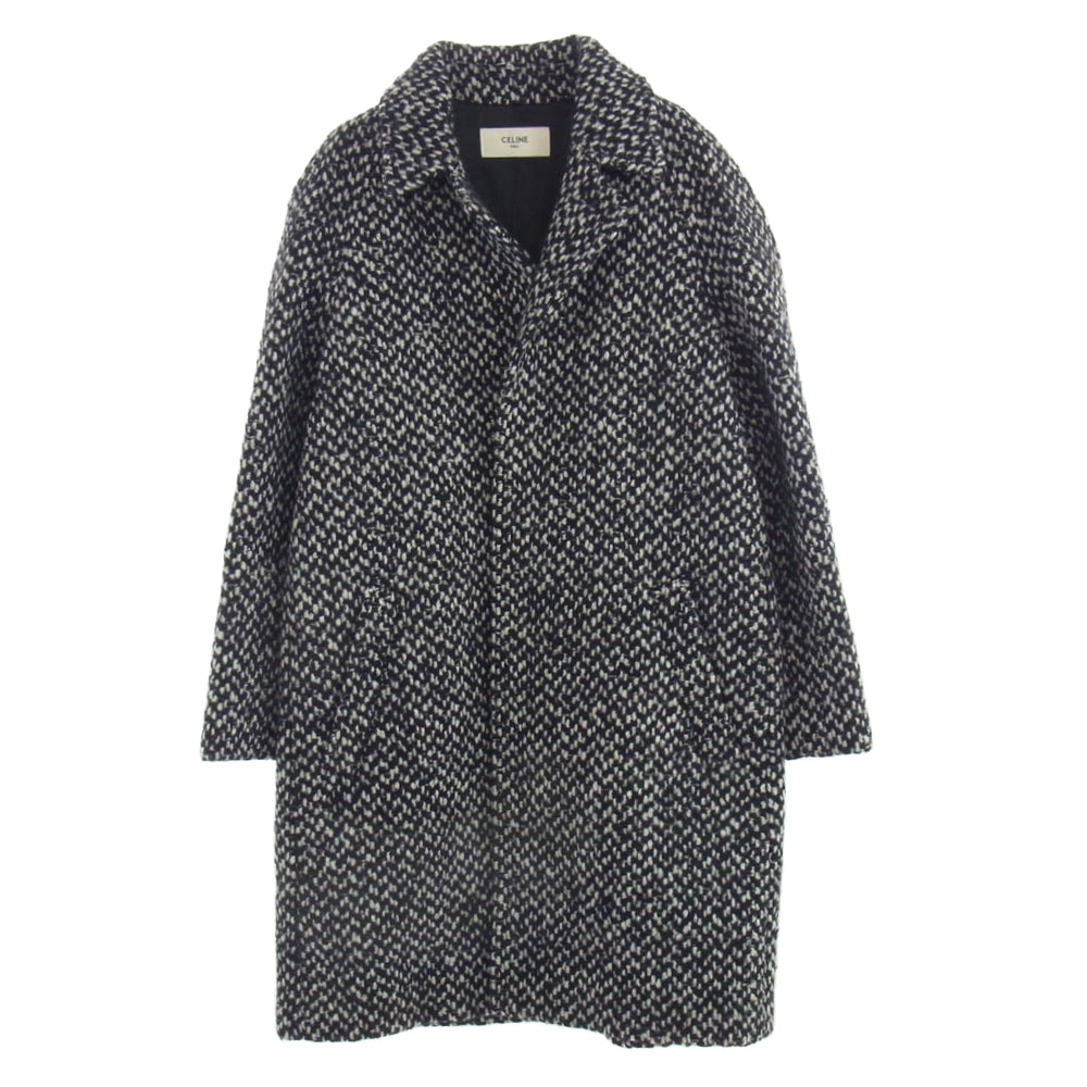 CELINE セリーヌ 2M279861E 19AW MAC 3 BOUTONS TWEED COAT ツイード