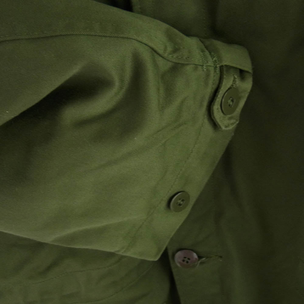 swedish army FIELD COAT スウェーデン軍 M-59 ミリタリー フィールド コート ライナー付き グリーン系【中古】