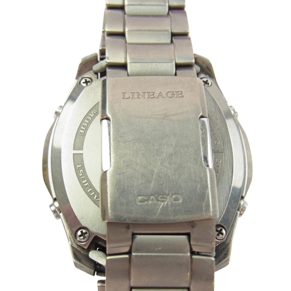 CASIO カシオ LIW-M610TDS LINEAGE リニエージ 腕時計 ウォッチ シルバー系【中古】