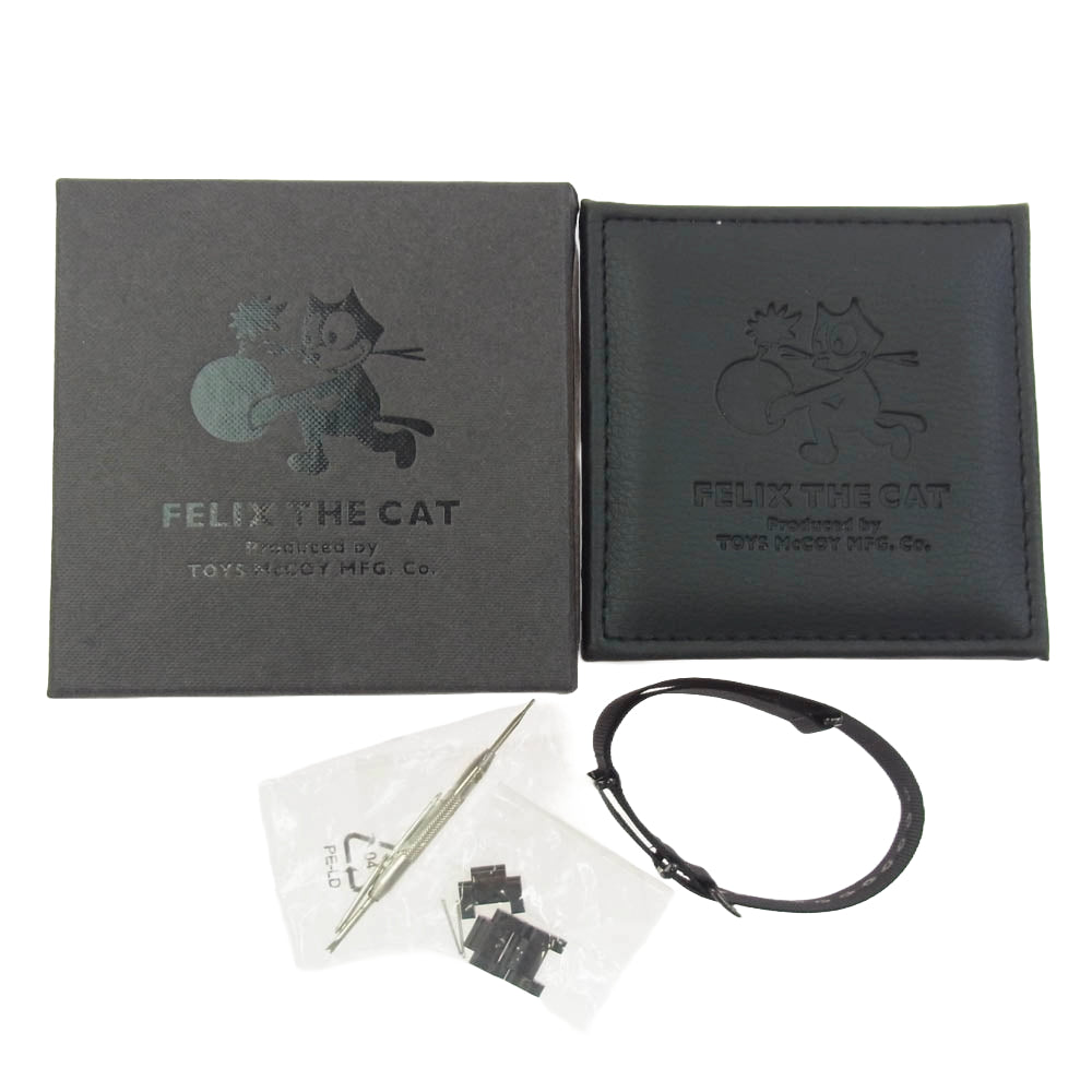 TOY'S McCOY トイズマッコイ × FELIX フェリックス 600本限定自動巻 腕時計 ブラック系【中古】