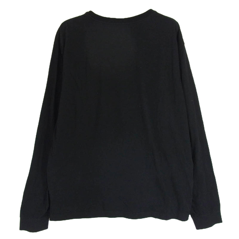 【美品】ワイルドサイド ヨウジヤマモト　ロンT 長袖シャツ メンズ　ブラック Yohji Yamamoto ヨウジヤマモト 22SS WILD SIDE ワイルドサイド WIND