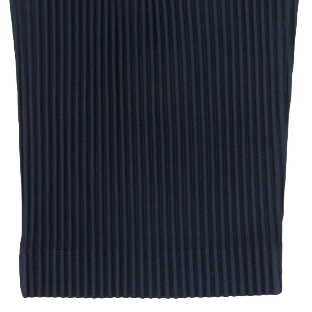 HOMME PLISSE ISSEY MIYAKE オム プリッセ イッセイミヤケ HP51JF104 TAILORED PLEATS PANTS プリーツ加工 テーラードプリーツ ストレートパンツ ネイビー系 2【中古】
