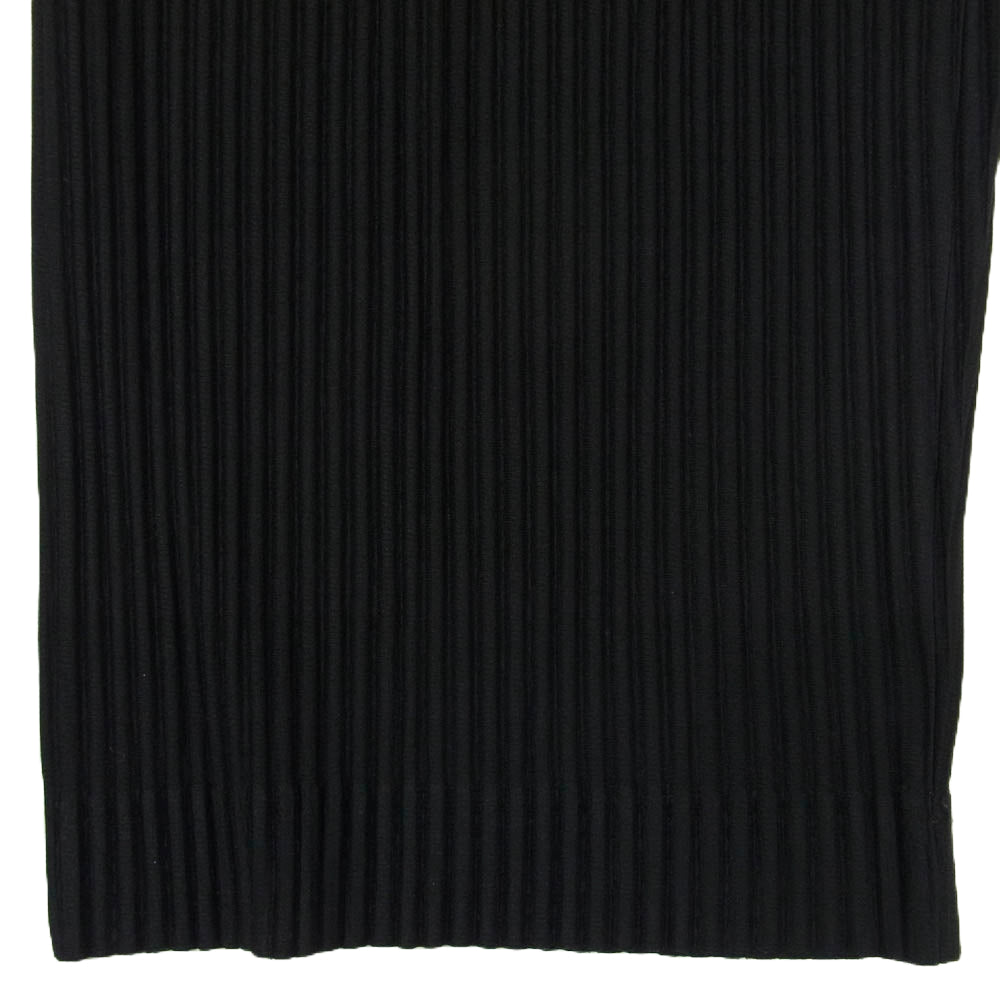 HOMME PLISSE ISSEY MIYAKE オム プリッセ イッセイミヤケ 23SS HP31JF159 TAILORED PLEATS PANTS プリーツ加工 テーラードプリーツ ストレートパンツ ブラック系 2【中古】