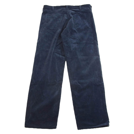 AURALEE オーラリー A7AP03FN WASHED CORDUROY 5P PANTS ウォッシュド コーデュロイ 5ポケット パンツ ネイビー系 4【中古】