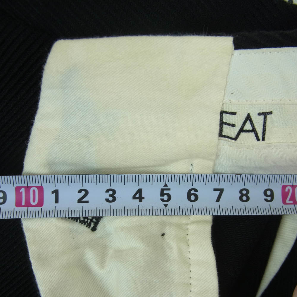 ニート 19-02CKT TAPERED Cotton Kersey Pants テーパード パンツ コットン 日本製 ブラック系 46【中古】