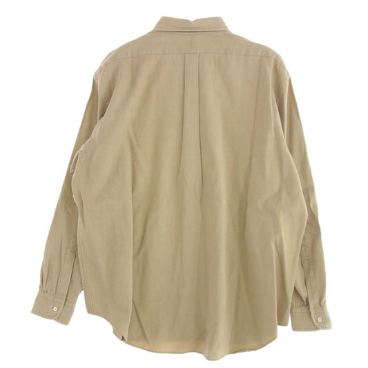 A.PRESSE アプレッセ 22SAP-02-02H BD Shirt ボタンダウンツイル 長袖 シャツ ベージュ系 2【中古】