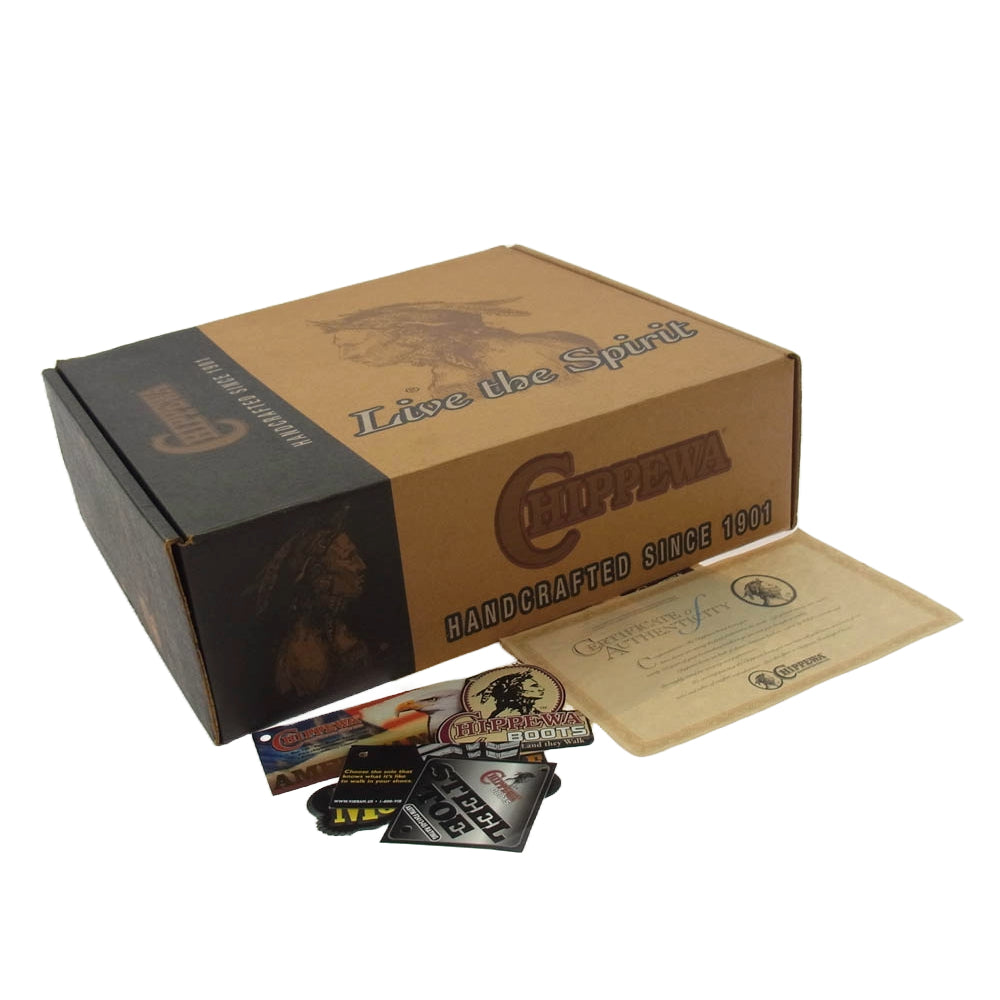 Chippewa チペワ USA製 27872 ENGINEER BOOTS BLACK OIL 7インチ ショート エンジニアブーツ ブラック系 8.5E【中古】