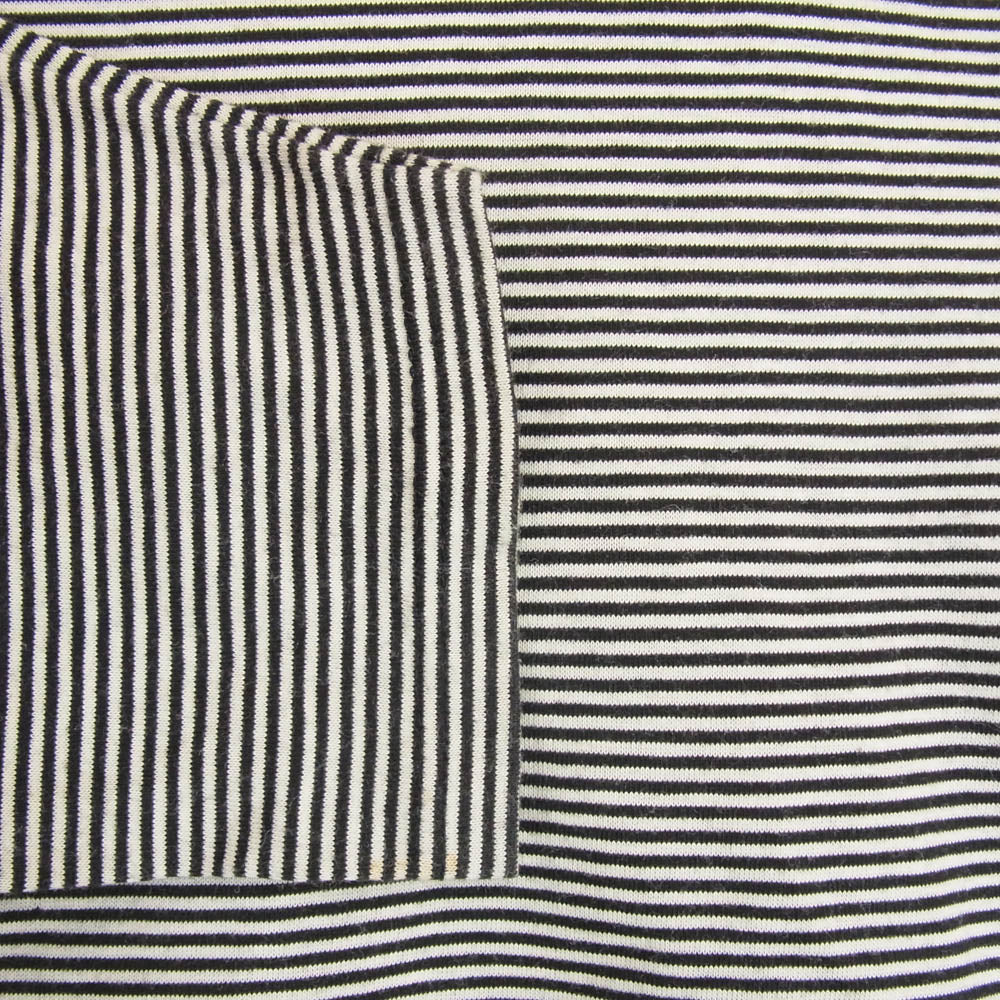 JEAN-PAUL GAULTIER ジャンポールゴルチエ ボトルネック ボーダー ニット カットソー ブラック系 L【中古】