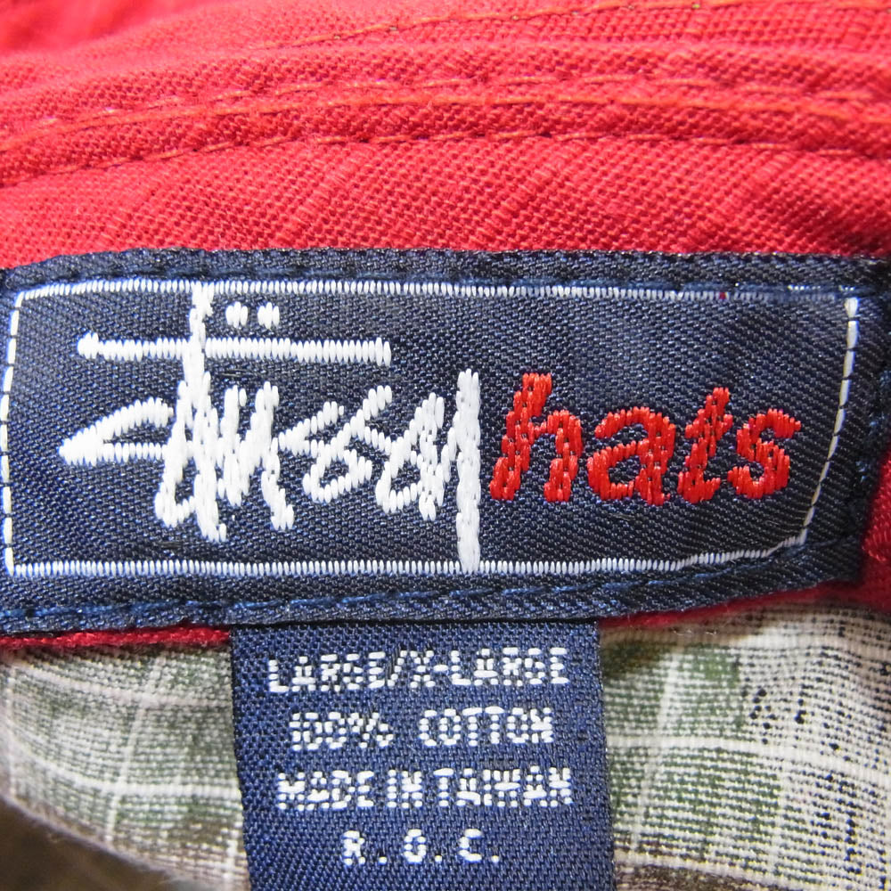 STUSSY ステューシー Camouflage Bucket Hat カモフラージュ バケットハット カーキ系 XL【中古】