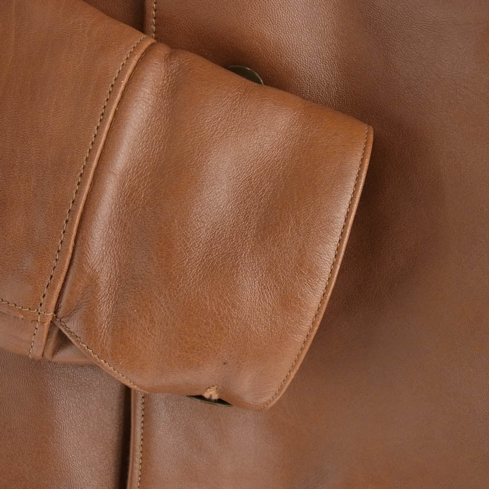 FREEWHEELERS フリーホイーラーズ BRAKE MAN COAT ホースハイド ブレーキマン ワーク コート ブラウン系 36【美品】【中古】