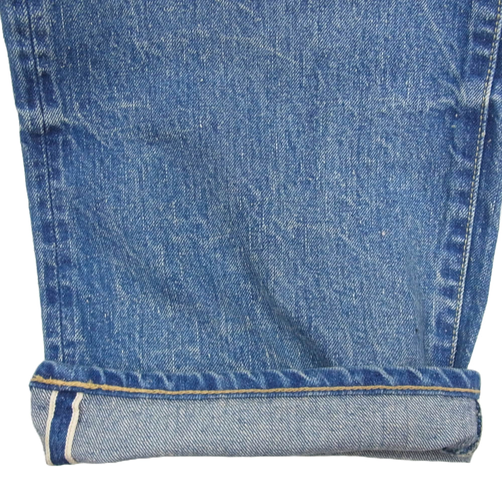 HUMAN MADE ヒューマンメイド HM28PT006 STRAIGHT DENIM PANTS FUTURE シンチバック デニム パンツ ジーンズ インディゴブルー系【中古】
