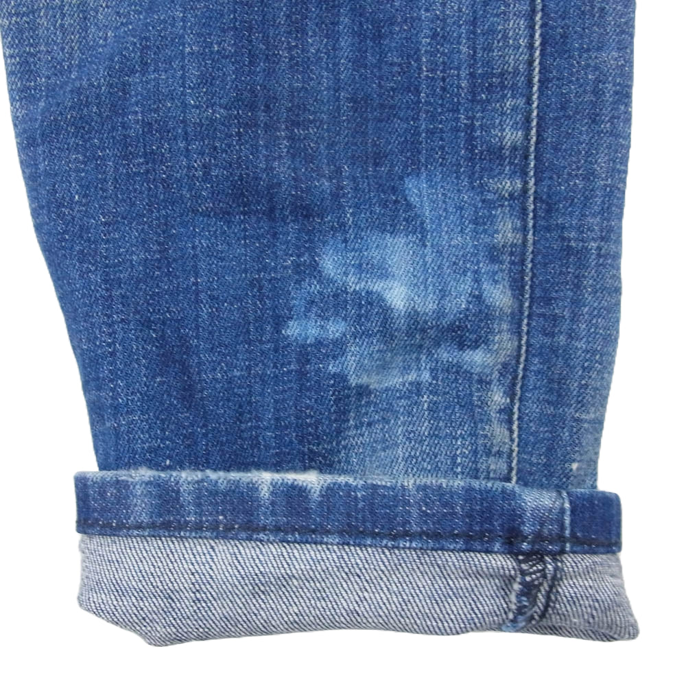DSQUARED2 ディースクエアード 21SS S74LB0939 S30342 国内正規品 SKATER JEANS スケーター ペイント ダメージ加工 ジーンズ デニムパンツ インディゴブルー系 42【中古】