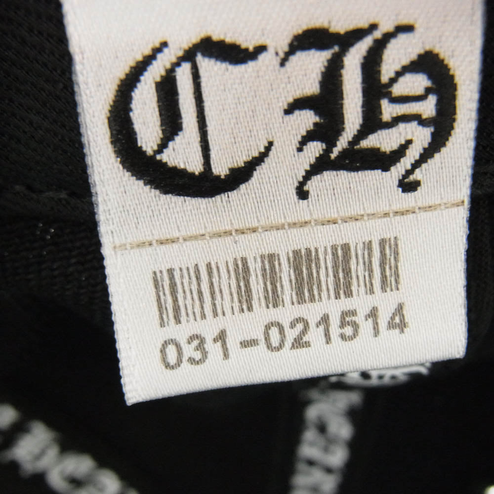 CHROME HEARTS クロムハーツ(原本無) RS3 クロス キャップ コットン クロスボタン ブラック系【中古】