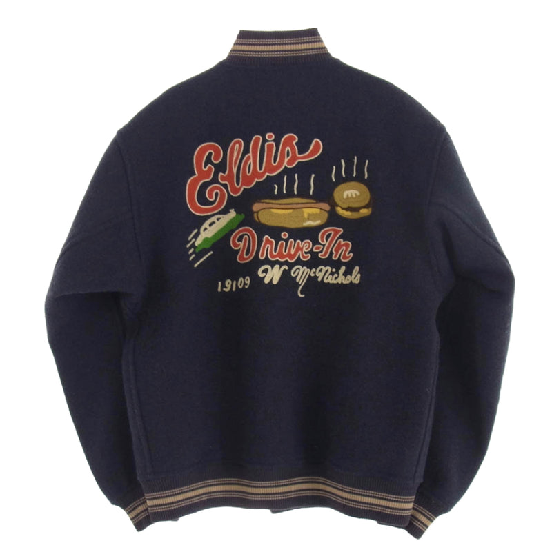 WAREHOUSE ウエアハウス バック 刺繍 メルトン アワード ジャケット