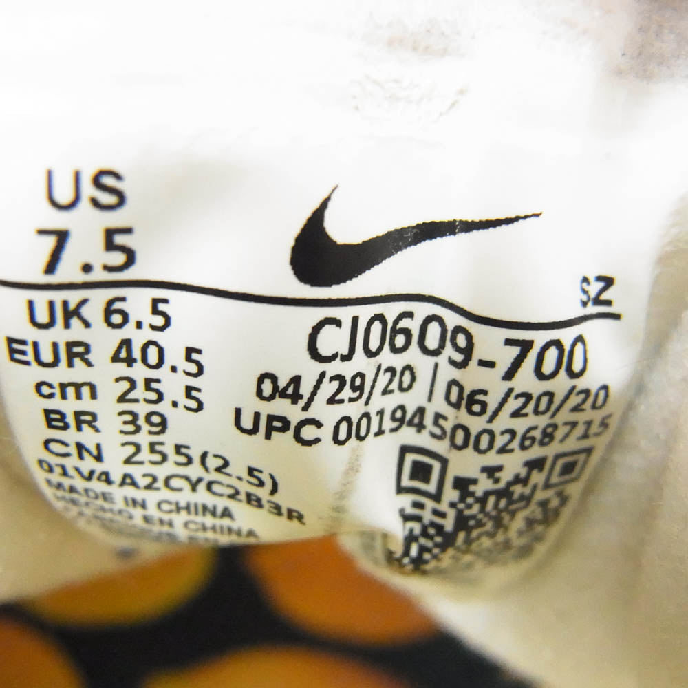 NIKE ナイキ CJ0609-700 AIR MAX 1 LEMONADE エアマックス レモネード ローカット スニーカー イエロー系 25.5cm【中古】