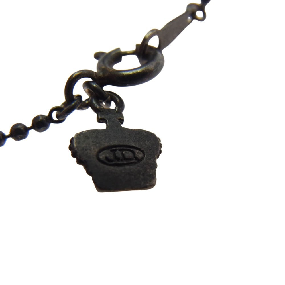 Justin Davis ジャスティンデイビス NATURAL ナチュラル スカル ストーン ネックレス ブラック系【中古】