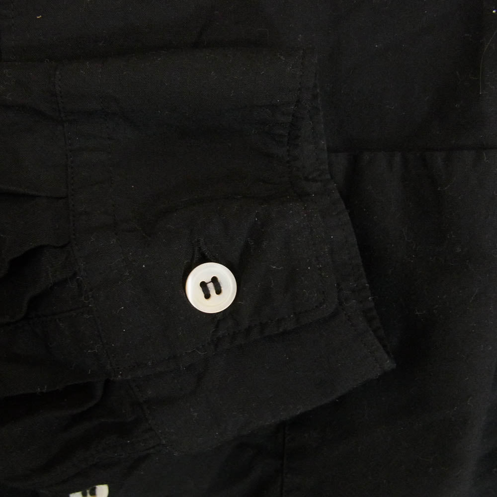COMME des GARCONS HOMME PLUS コムデギャルソンオムプリュス 24AW PZ-B004 レギュラーカラー ポリエステル 長袖 シャツ ブラック系 L【中古】