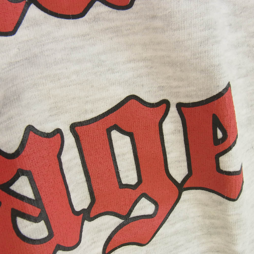 ガヴィル カレッジロゴ 半袖 Tシャツ グレー グレー系 L【中古】