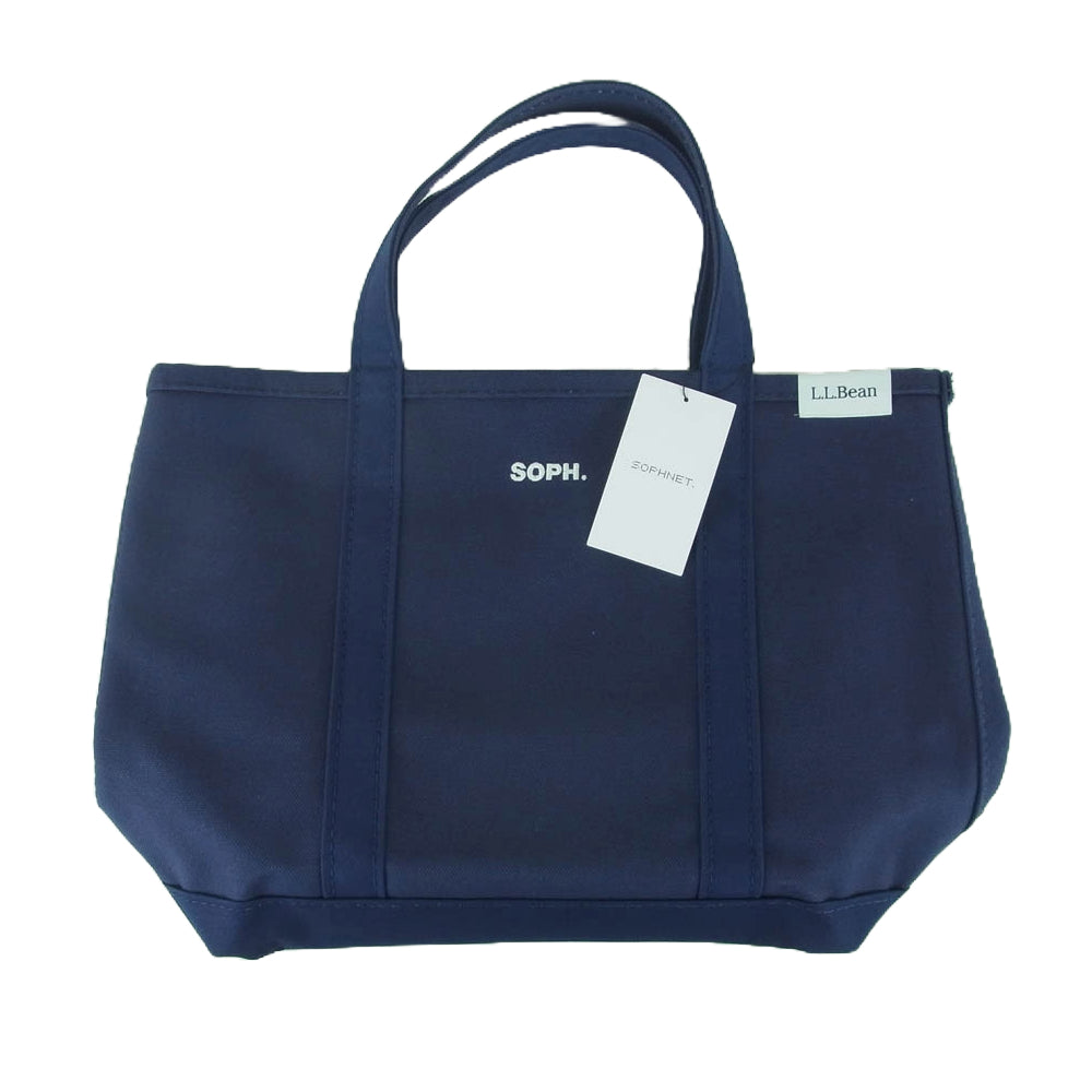 SOPH ソフ SOPH-242109 LL BEAN Solid Boat and Tote MIDIUM NAVY エルエルビーン ロゴ刺繍 トート バッグ ミディアム ネイビー系【美品】【中古】 SOPH ソフ SOPH-242109 LL BEAN Solid Boat and Tote MIDIUM NAVY