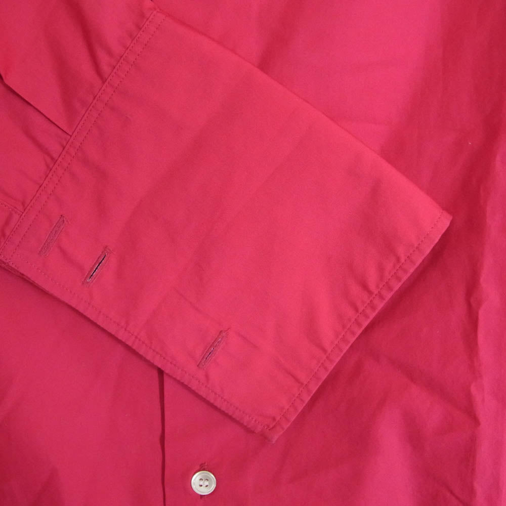 JUNYA WATANABE COMME des GARCONS MAN ジュンヤワタナベコムデギャルソンマン AD2004 WN-8035 襟芯入り ダブルカフス 長袖 シャツ ピンク系 M【中古】