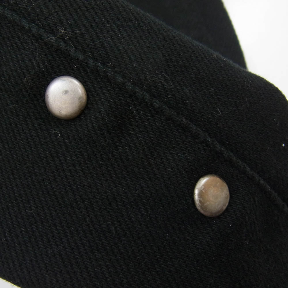 JUNYA WATANABE COMME des GARCONS MAN ジュンヤワタナベコムデギャルソンマン AD2002 WI-P018 サイド スタッズ ストレート デニム パンツ ブラック系 L【中古】