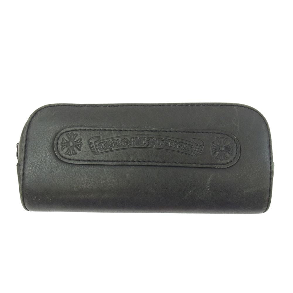 CHROME HEARTS クロムハーツ(原本無) TWINKIE ウッドテンプル サングラス アイウェア フレーム:ブラウン系、シルバー系 レンズ:ブラック系【中古】