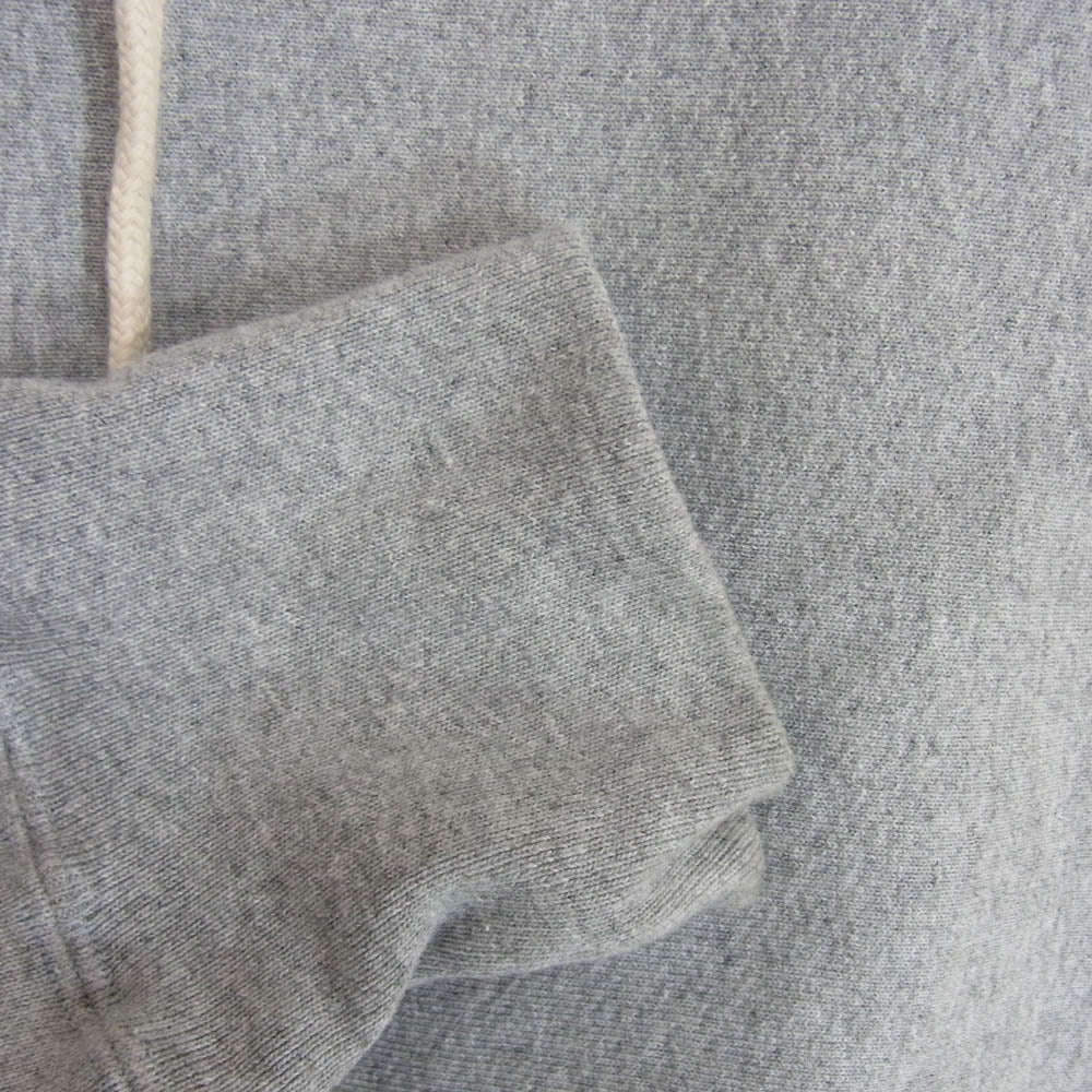 Champion チャンピオン C5-U101 USA製 赤タグ 復刻 RW PULLOVER HOODED SWEATSHIRT リバースウィーブ スウェット パーカー グレー系 XL【中古】