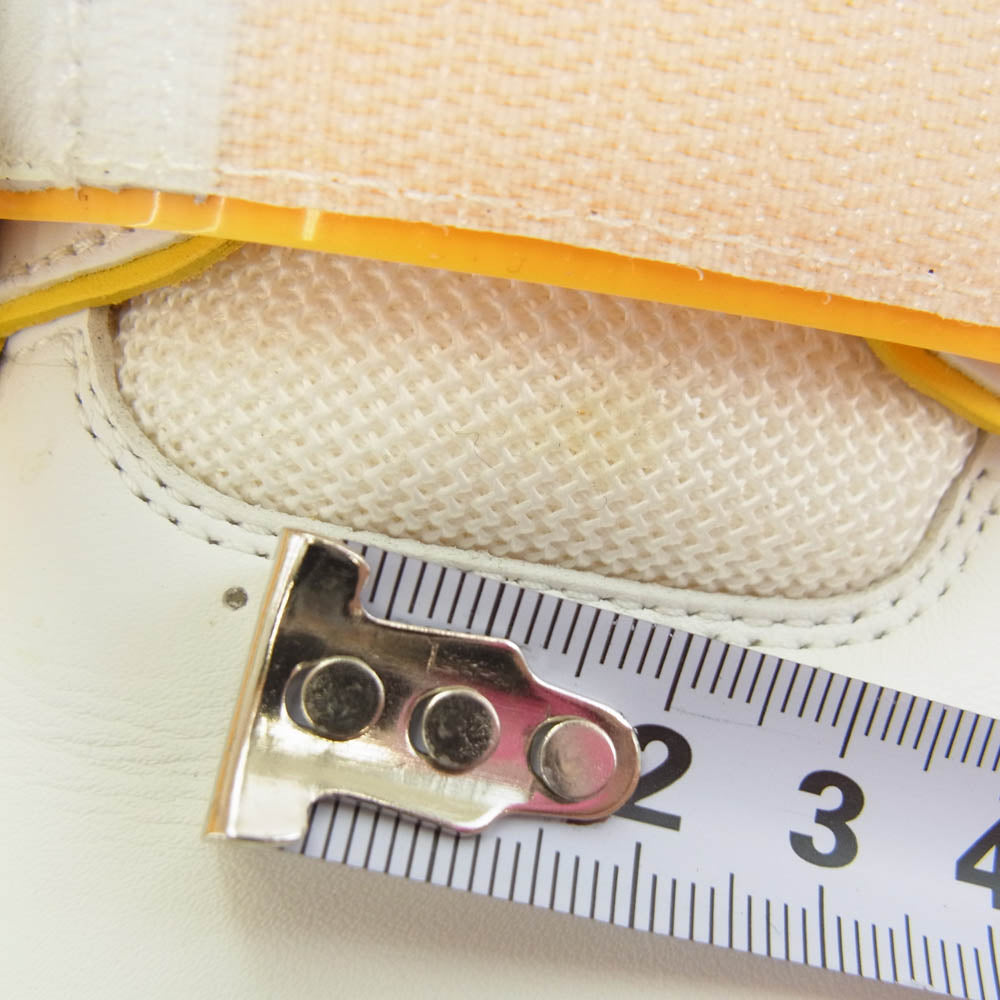 LOUIS VUITTON ルイ・ヴィトン G0 262 1ACHLP LV トレイナー スニーカー ホワイト系 イエロー系 7【中古】