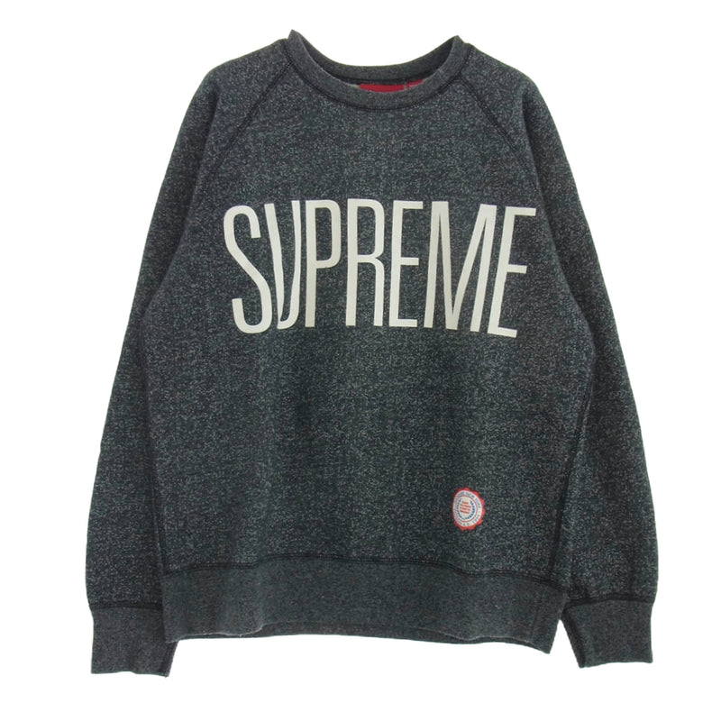 Supreme シュプリーム 10AW Collegiate Crew スウェット グレー系 M 