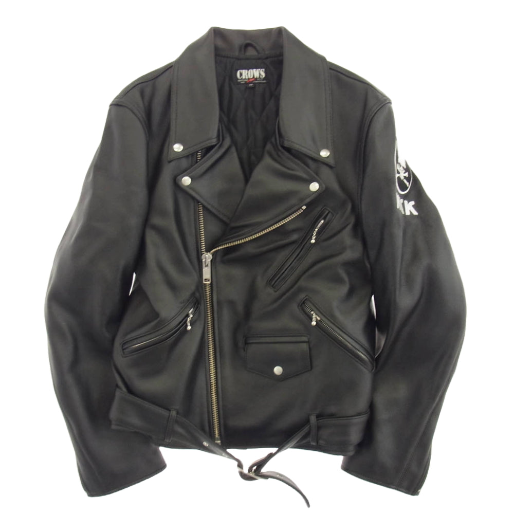 クローズ WORST 姫川敬モデル レザージャケット XL クロップドヘッズ × CROWS クローズ WORST ワースト デスラビット KKK