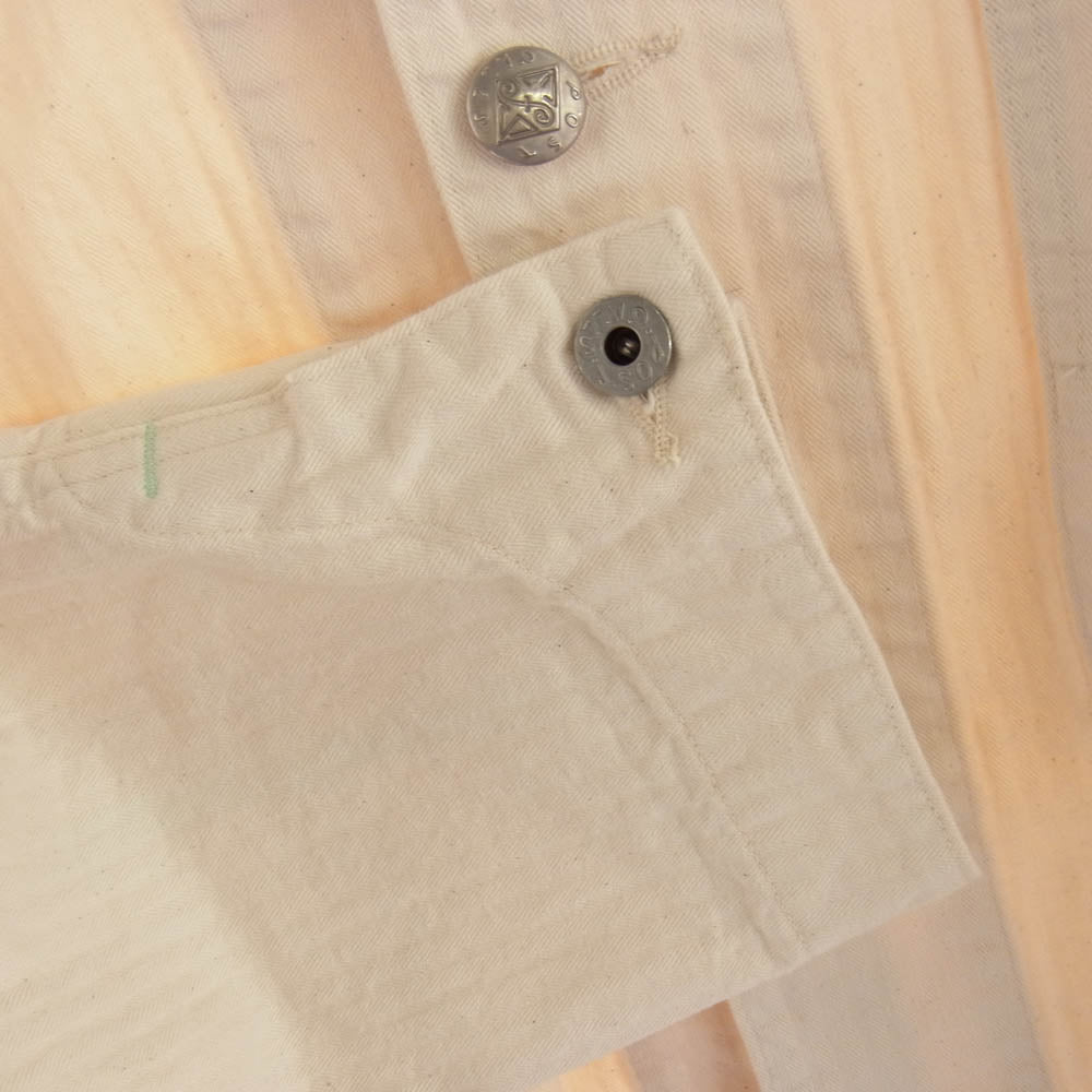POST OVERALLS ポストオーバーオールズ 24SS 1101-NH No.1 Jacket cotton HBT natural カバーオール ジャケット ベージュ系 L【中古】