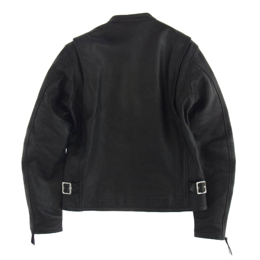KADOYA カドヤ k's leather シングルライダースジャケット ブラック系 L【中古】