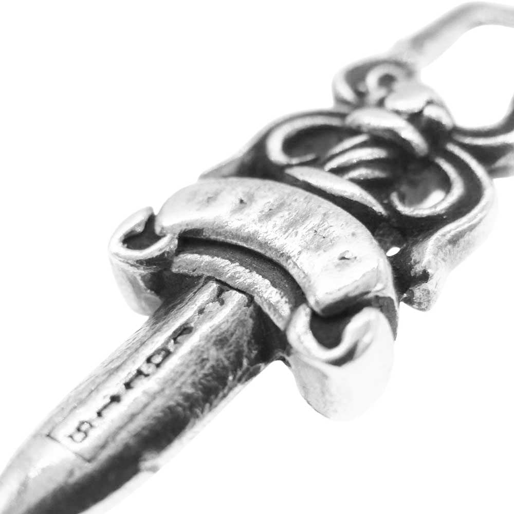 CHROME HEARTS クロムハーツ(原本無) #5 DAGGER ZIP1 ダガー ジップ ペンダント トップ シルバー系【中古】