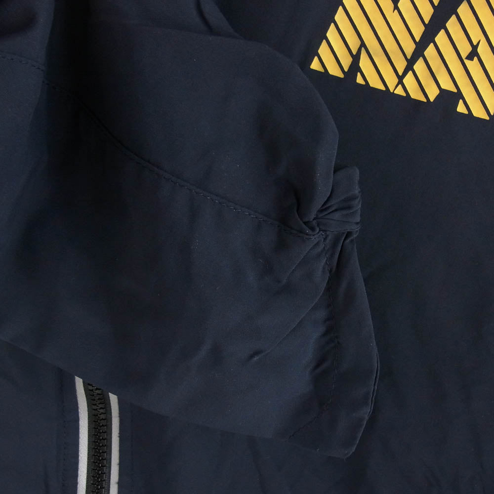 ユーエス ネイビー 米軍 米海軍 Physical Fitness ランニング ジャケット ネイビー系 S【中古】