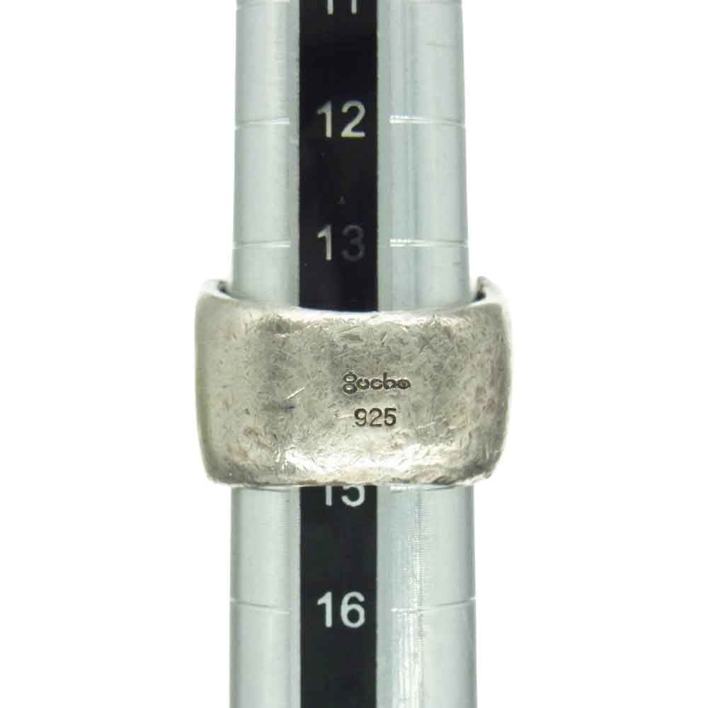 Gucho ガッチョ gcr009dice ルシアーズ ダイス ホースシュー リング デザイナーエングレイブ入り シルバー系 15号【中古】