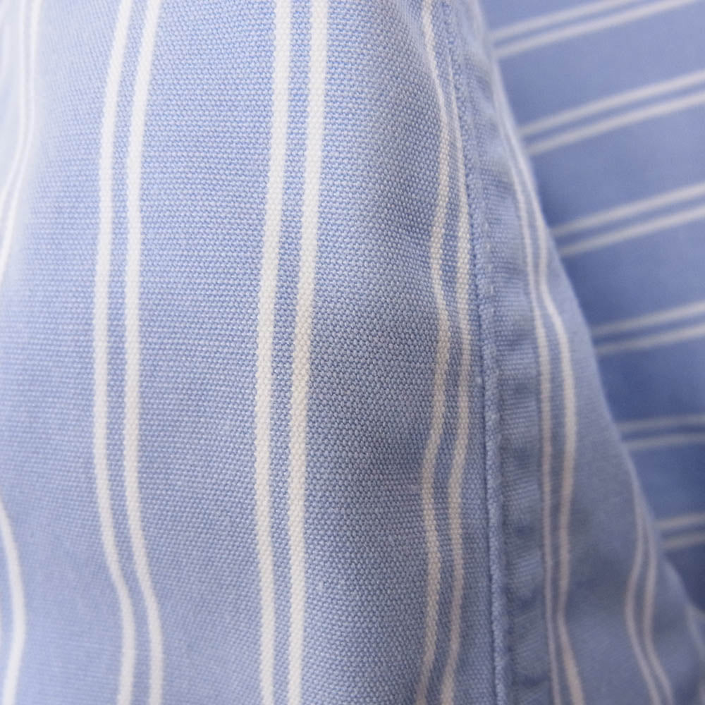 ニューターム 003SH-019S RELAXIN' Shirts レギュラーカラー ストライプ 長袖 シャツ ブルー系 M【中古】