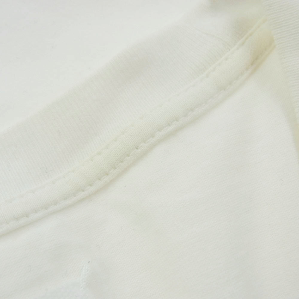 MAISON MARTIN MARGIELA メゾンマルタンマルジェラ 13SS S30GC0434 S22196 10ライン スタッフインターナショナルタグ クルーネック Tシャツ 半袖 カットソー ホワイト系 50【中古】