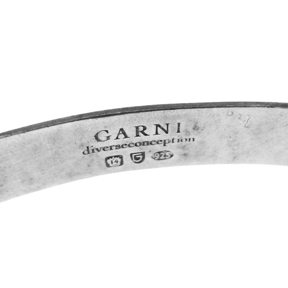 GARNI ガルニ GB14005 Round Vine Bangle フラワー デザイン バングル シルバー系【中古】