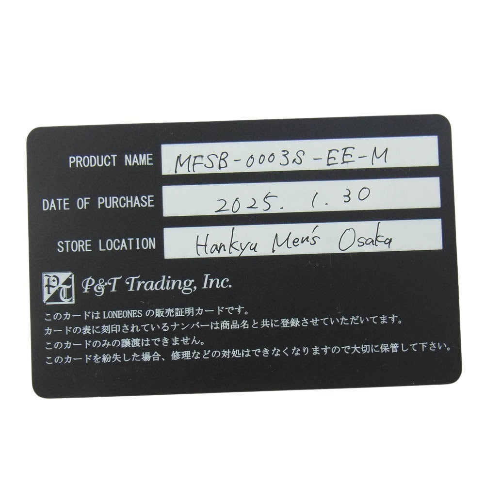 LONE ONES ロンワンズ MFSB-0003S-EE-M 販売証明カード付属 エンボスド ネスト ビード S イーグルアイ 6mm ブレスレット M グレー系 シルバー系【中古】