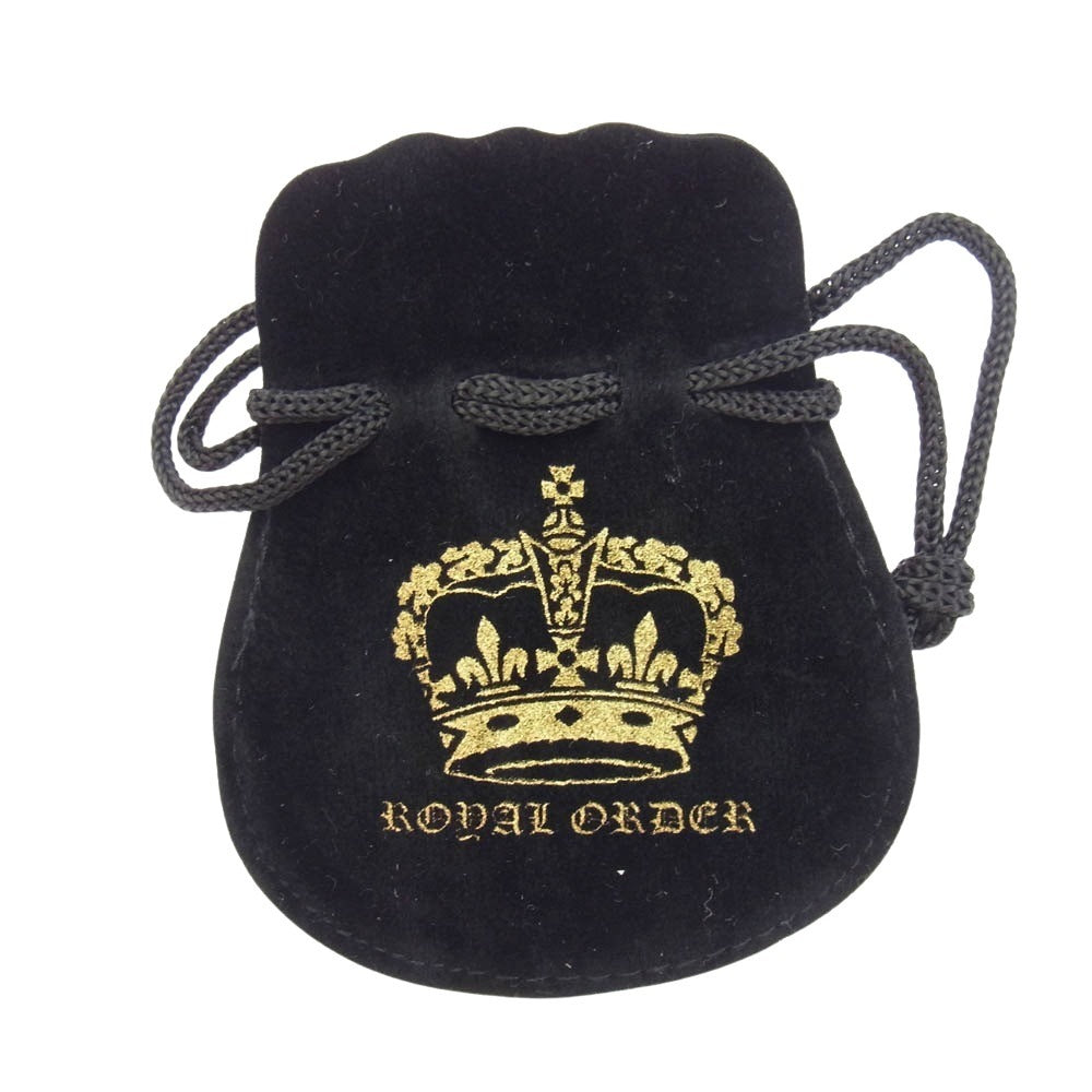 ROYAL ORDER ロイヤルオーダー 9KGB 006 販売証明カード付属 9K LULU CHAIN BRACELET ルル チェーン ブレスレット 7inch ゴールド系【美品】【中古】