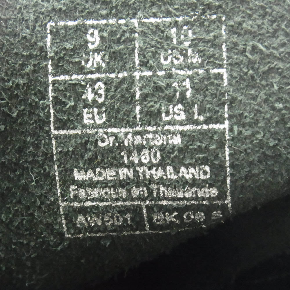 Dr.Martens ドクターマーチン 1460 8ホール レースアップ レザー ブーツ ネイビー ブラック系 UK9【中古】