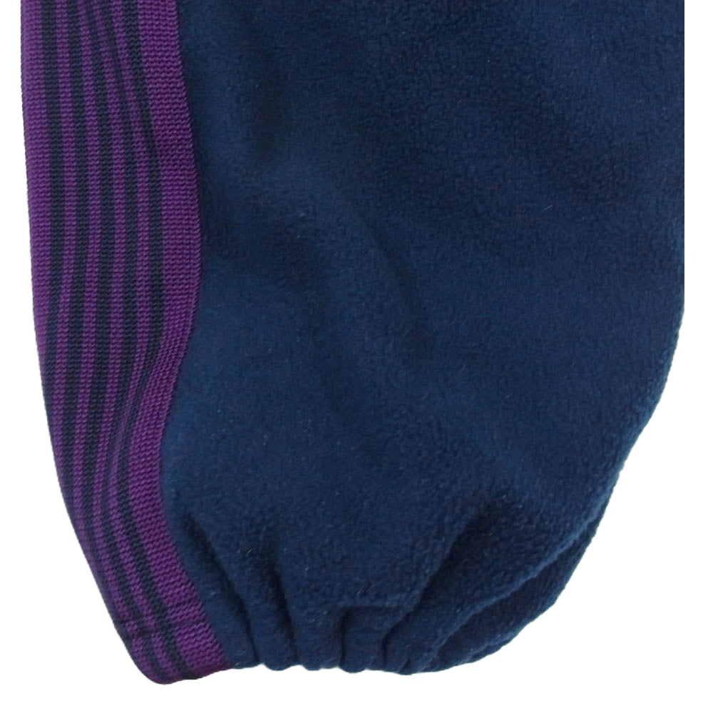 Needles ニードルス LQ371 Fleece Track Pant フリース トラック パンツ ネイビー系 S【中古】