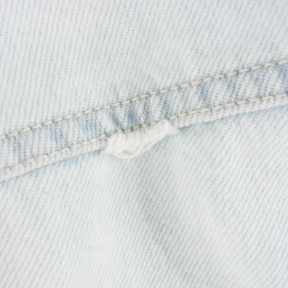 LAD MUSICIAN ラッドミュージシャン 2222-357 12oz Flat Denim Blouson デニム ブルゾン ライトブルー系 42【中古】
