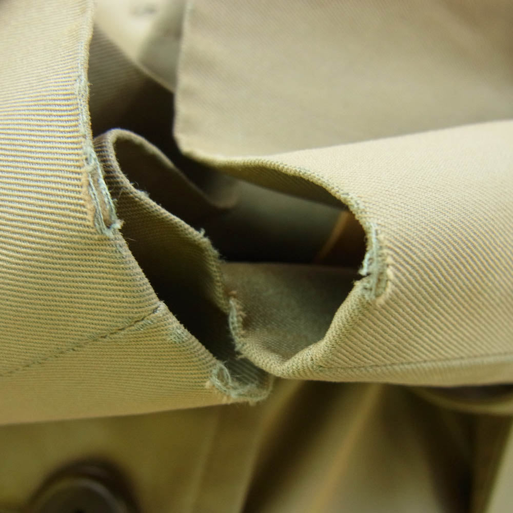 BURBERRY バーバリー FD082-039-41 白タグ BURBERRYS バーバリーズ 裏地ノバチェック ベルテッド トレンチコート ベージュ系 胸囲85 腰囲95 身長160【中古】