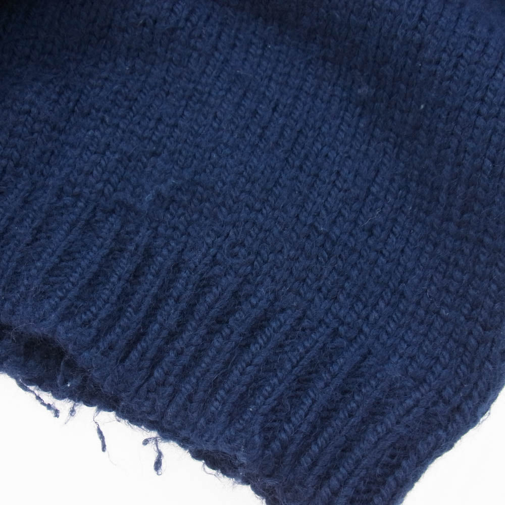 THE ELDER STATESMAN エルダー ステイツマン 2520800082 アルパカ 100% ニット セーター ネイビー系 XS【中古】