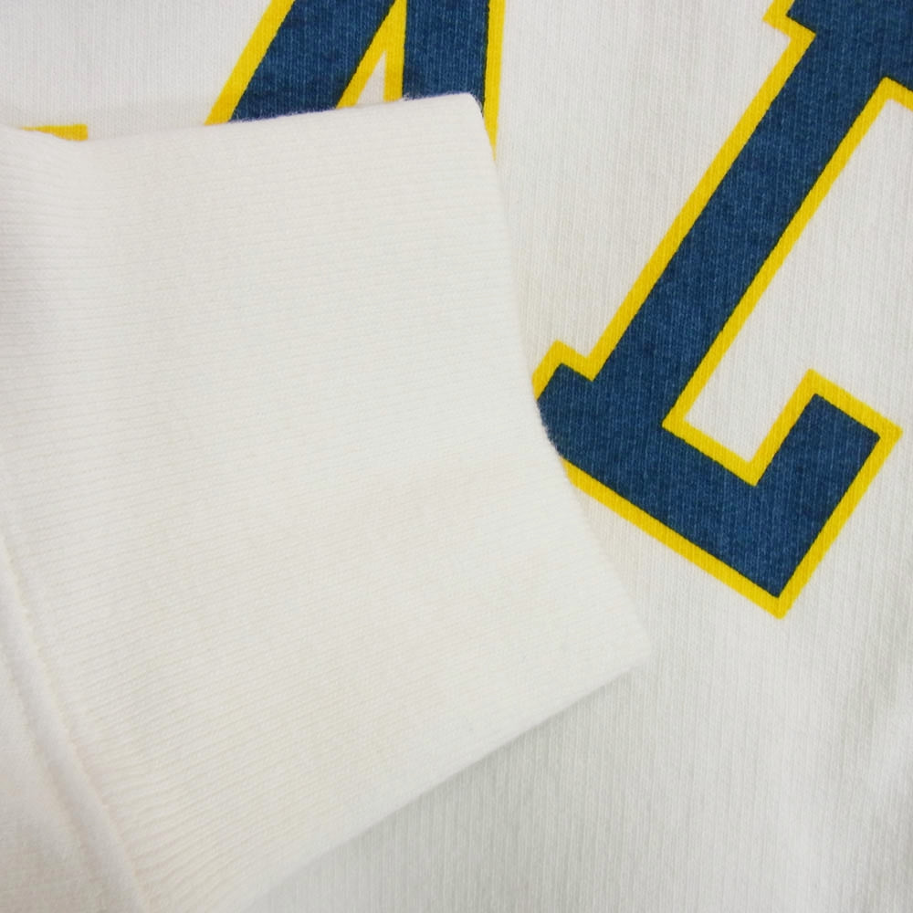 STANDARD CALIFORNIA スタンダードカリフォルニア SD US Cotton Logo Crew Sweat-Official Store Limited USコットン SDCAL カレッジ スウェット ホワイト系 L【新古品】【未使用】【中古】