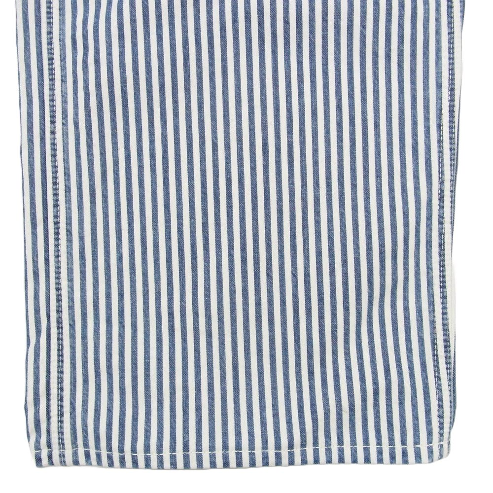 STANDARD CALIFORNIA スタンダードカリフォルニア BTPDC230 SD Painter Pants Vintage Wash Hickory Stripe ヴィンテージウォッシュ加工 ペインター ワーク パンツ ブルー系 32【美品】【中古】