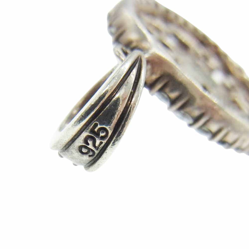 Justin Davis ジャスティンデイビス GATSBY クラウン ペンダント トップ シルバー系【中古】